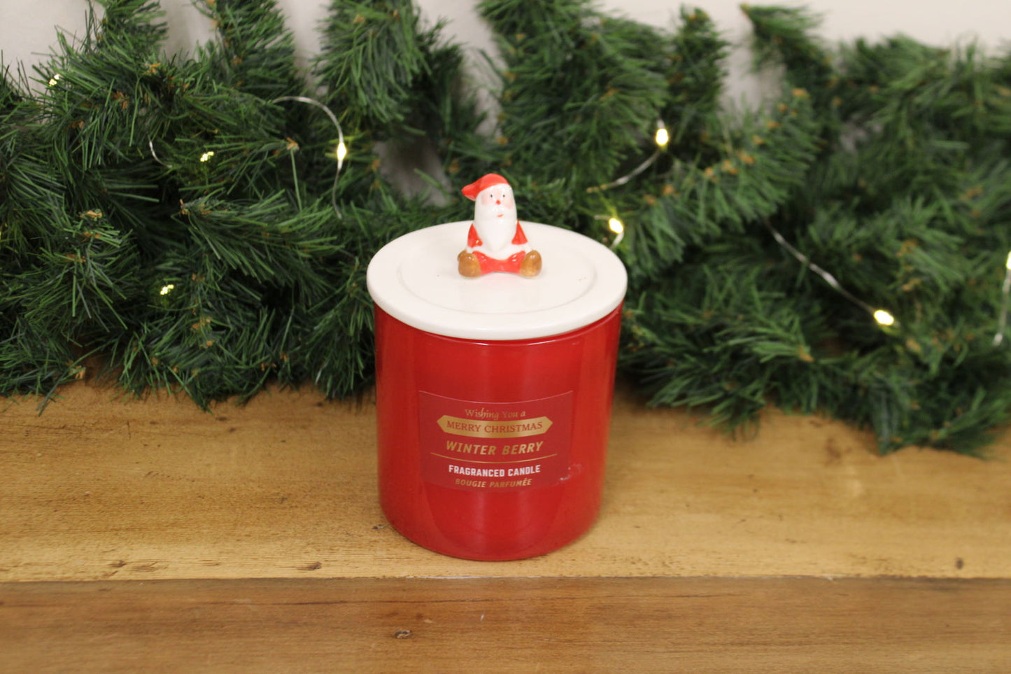 Father Christmas Character Candle