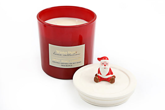 Father Christmas Character Candle